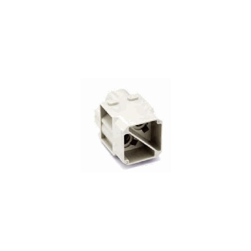 Insert HM modulaire, Raccordement à Sertir, mâle, 2 pin, 100A, Polycarbonate 